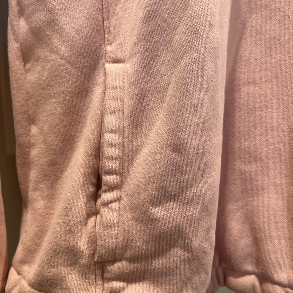 Columbia Blush Pink Hoodie Sweatshirt Forest Screen Print Womens Sz large - Picture 4 of 7